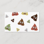 Carte De Visite Cute Poop emoji funny gift ideas<br><div class="desc">Cute Poop emoji funny gift ideas</div>