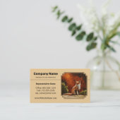 Carte De Visite Cute Red Fox (Debout devant)