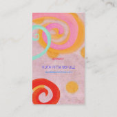Carte de visite Cute Swirls (Dos)