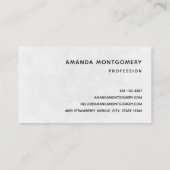 Carte De Visite Cute Tabby Kitten À L'Air Surpris (Dos)