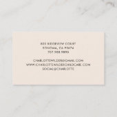 Carte De Visite Cute Teddy Bear Daycare (Dos)