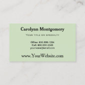 Carte De Visite Cute White Deer Twin Fawns (Dos)