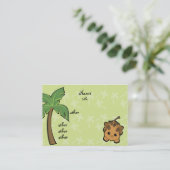 Carte De Visite Cutie Giraffe (Debout devant)