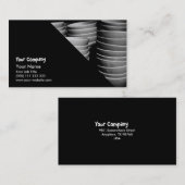 Carte De Visite Cuvettes de poterie (Devant / Derrière)