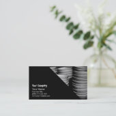 Carte De Visite Cuvettes de poterie (Debout devant)