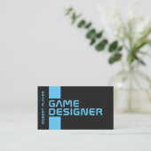 Carte De Visite Cyber futuriste minimal (Debout devant)