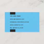 Carte De Visite Cyber futuriste minimal (Dos)