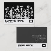 Carte De Visite Cyber Garden 01 (Devant / Derrière)