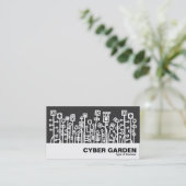 Carte De Visite Cyber Jardin 08 (Debout devant)