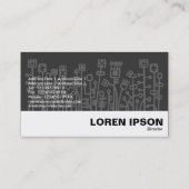 Carte De Visite Cyber Jardin 08 (Dos)