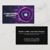 Carte De Visite Cybersécurité (Devant / Derrière)