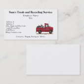 Carte De Visite Cycle mignon de collecte (Devant / Derrière)