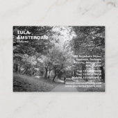 Carte De Visite Cycle Way B&W (Dos)