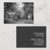 Carte De Visite Cycle Way - Noir et blanc (Devant / Derrière)