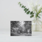 Carte De Visite Cycle Way - Noir et blanc (Debout devant)