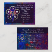 Carte De Visite Cycles 3D Goddess Worship MEDIUM PSYCHIC LIGHTWORK (Devant / Derrière)