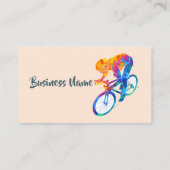 Carte De Visite Cyclisme Vélo Classes Cyclisme Professionnel Perso (Dos)