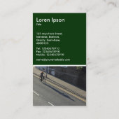 Carte De Visite Cyclisme - Vert foncé (Dos)