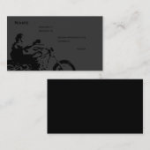 Carte De Visite Cycliste (Devant / Derrière)