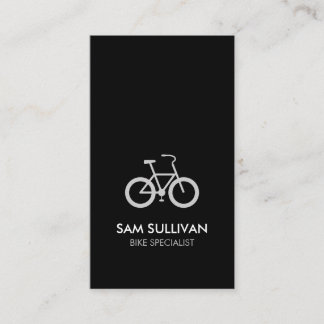 Carte de visite cycliste de réparation de vélos