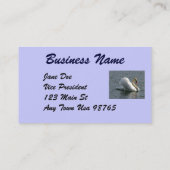 Carte de visite cygne (Dos)