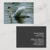 Carte De Visite Cygne (Devant / Derrière)