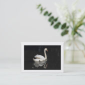 Carte De Visite Cygne (Bordé) (Debout devant)