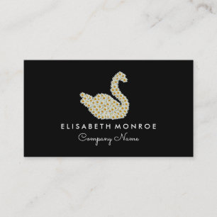Carte De Visite Cygne floral de marguerite, Floristry