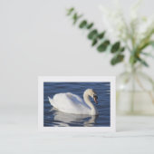 Carte De Visite Cygne muet (Bordé) (Debout devant)