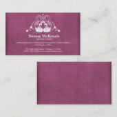 Carte De Visite Cygnes (Devant / Derrière)