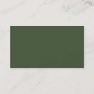 Carte De Visite Cypress Green Personnalisé Dark Hunter Arrière -