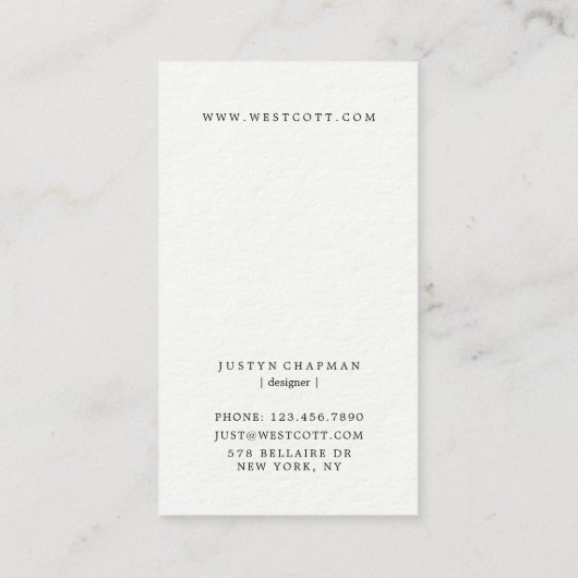 CARTE DE VISITE D I S A R S (Dos)