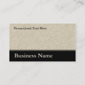 Carte de visite d'ABC (Dos)