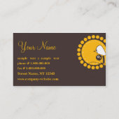 Carte de visite d'abeille (Dos)