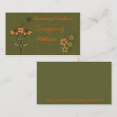 carte de visite d'abeille (Devant / Derrière)