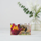 Carte de visite d'abeille de miel (Debout devant)