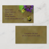 Carte de visite d'abeilles (Devant / Derrière)