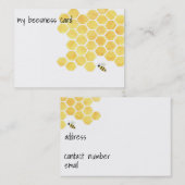 Carte de visite d'abeilles ! (Devant / Derrière)