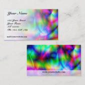 Carte de visite d'abstraction colorée (Devant / Derrière)