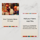 Carte de visite d'accessoires (Devant / Derrière)