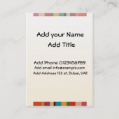 Carte de visite d'accessoires (Dos)