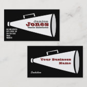 Carte de visite d'acclamation (Devant / Derrière)