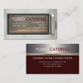 Carte de visite d'accueil du four de restauration (Devant / Derrière)