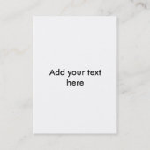 Carte de visite d'Ace Company (Dos)