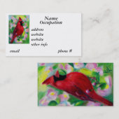 Carte de visite d'aceo de M. Cardinal (Devant / Derrière)