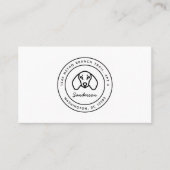 Carte de visite Dachshund (Devant)