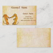 Carte De Visite Dachshund Breeder (Devant / Derrière)