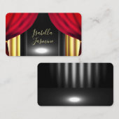 Carte de visite d'actrice acteur influenceur voyan (Devant / Derrière)