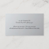 Carte De Visite Dactylographiez l'illustration de brevet de (Dos)