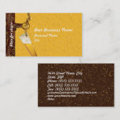 Carte de visite d'affaires de bière (Devant / Derrière)